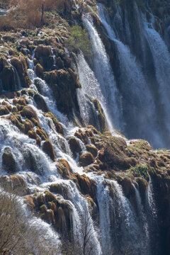 Waterfalls at Plitvice Lakes Croatia