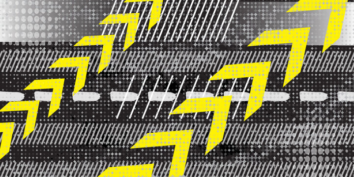 Dynamic racing background with distressed lines and asphalt texture,perfect for speed-themed creative project.Grunge racing banner with checkered pattern and tire tracks, useful for motorsport posters