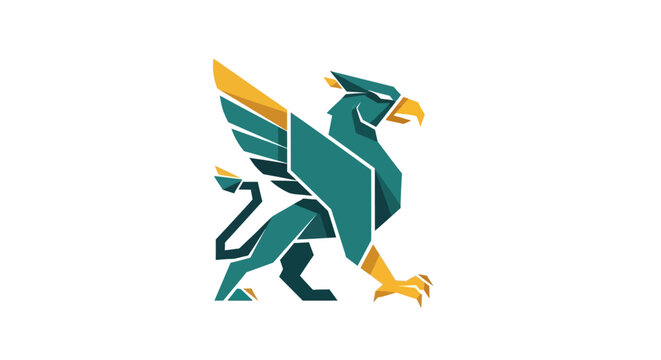 geometric griffin logo