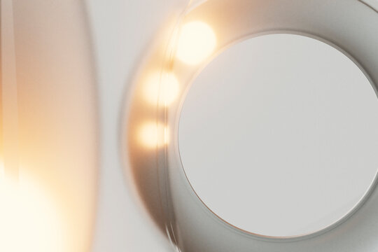 Elegant Abstract Light Rings With Soft Highlights