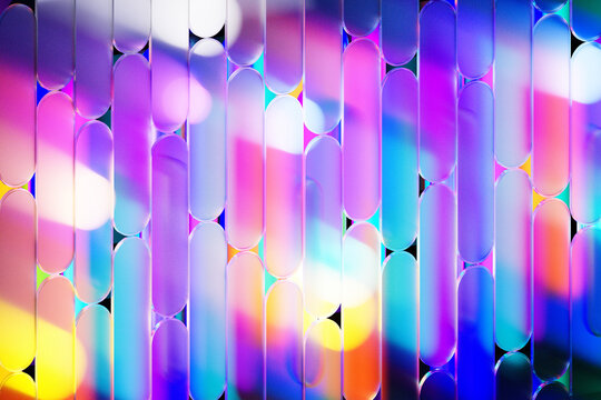Abstract 3D colorful glass texture background