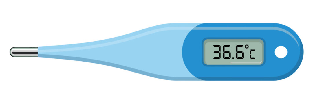 Digital thermometer with 366 degrees Celsius