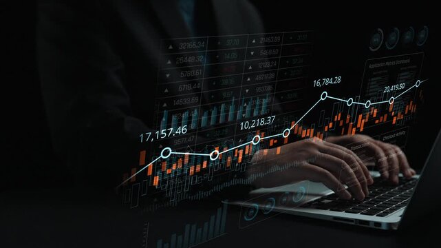 Data analytics dashboard with charts, indicators, and performance metrics, reveals trends, data analytics drives growth, supports insight, and data analytics improves decisions. Marrow