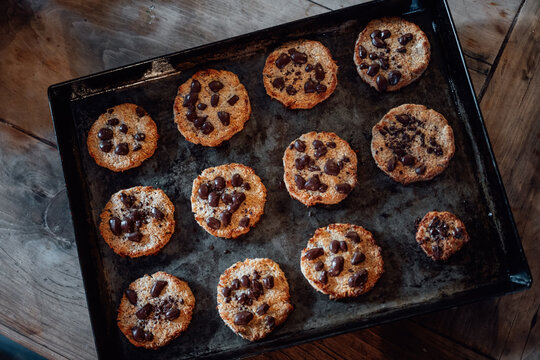 Coconut banana Chocolate Cookies