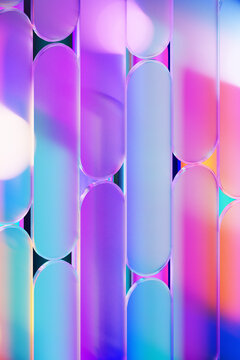 Abstract 3D colorful glass texture background