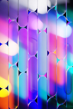 Abstract 3D colorful glass texture background