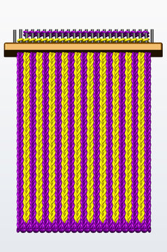 Dise&ntilde;o de tejidos o patrones a dos colores en puntada de ochos
