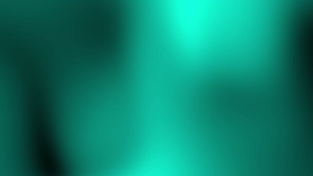 An abstract gradient background featuring a smooth blurred transition from deep forest green to a vibrant glowing cyan