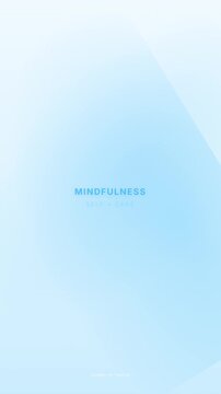 Dreamy Sky Blue Morphing Blobs Animation Serene Mindfulness Loop Soft Abstract Background