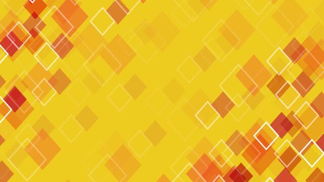 Geometric Squares in Warm Tones 4K