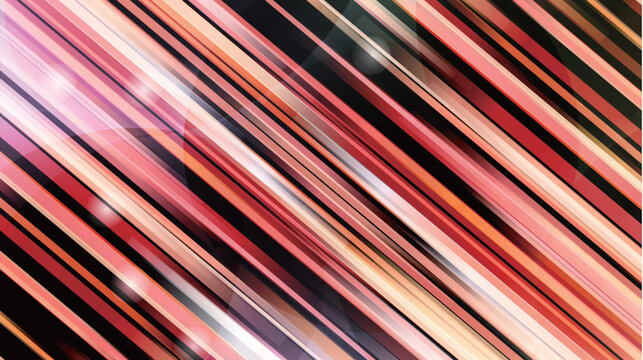 Abstract Red and Orange Diagonal Stripe Background