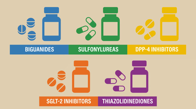 Oral Antidiabetic Medication Pills Tablets Drug Classification