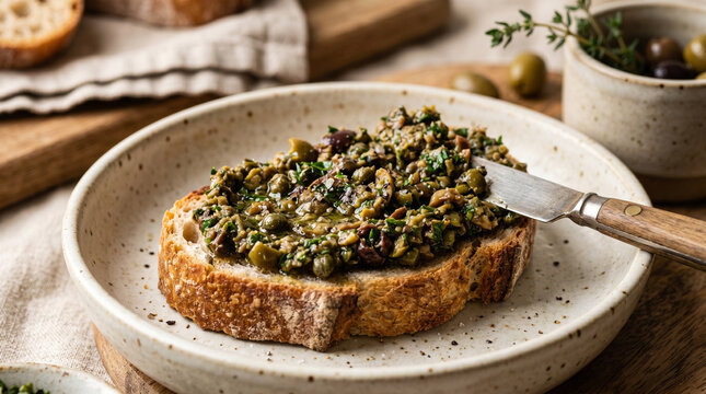 Olive tapenade, Mediterranean dish