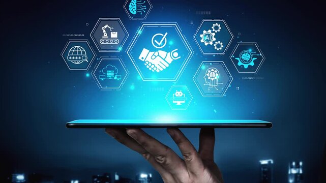 Digital Handshake and Technology Interface for Business Collaboration and Innovation in a Futuristic Setting with Data Visualizations. Entropy.