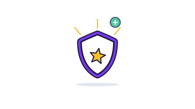 Dynamic Gamification Shield and Experience Points Animation for Reward Systems