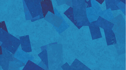 Fototapeta premium Abstract Blue Geometric Rectangular Pattern Background