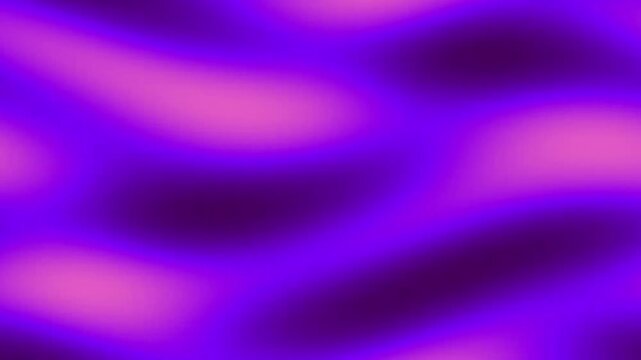 Abstract purple and blue glowing wave light background with soft focus