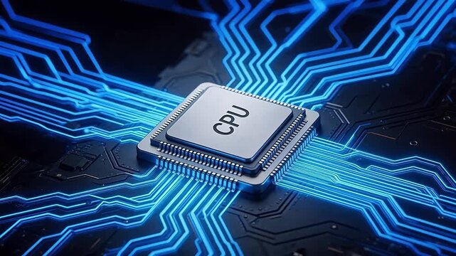 Central Processing Unit with Circuit Board