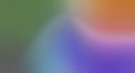 Abstract rainbow gradient background with grain texture, colorful soft blur backdrop, vibrant...