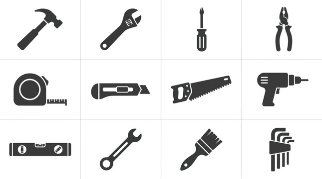 Collection of various hand tools.