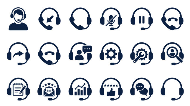 Customer Service Call Center Headsets.