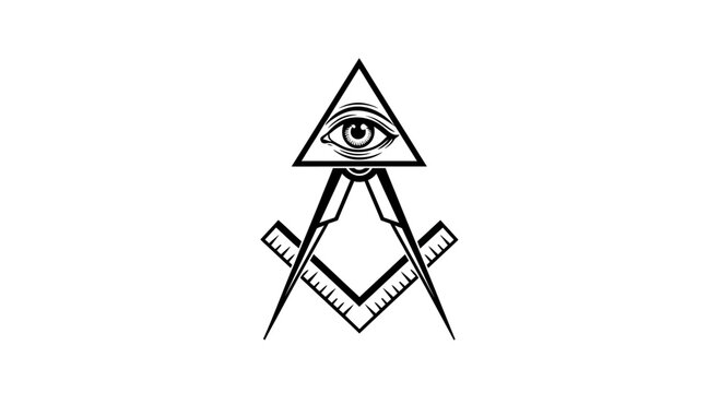 Masonic Symbol Eye of Providence.