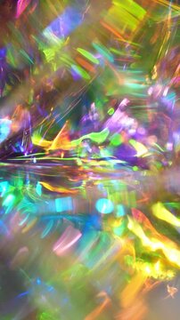 Purple pink holographic background with rainbow gradient glow