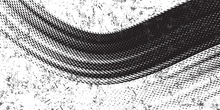 black and white brush wrap car sticker pattern abstract banner sporty lines black and white color combination grunge brush pattern motorsport racing vector design.