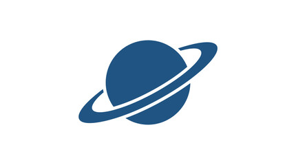 Saturn Planet Ring System Icon. © Bilal