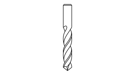 Twist Drill Bit Vector Illustration © KOKO