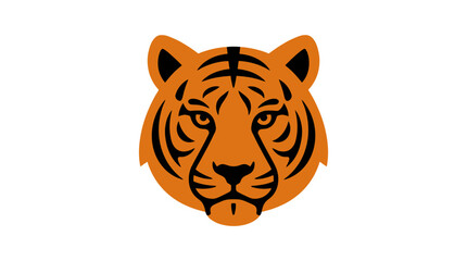 Tiger Face Closeup Orange Black. © Azkiya