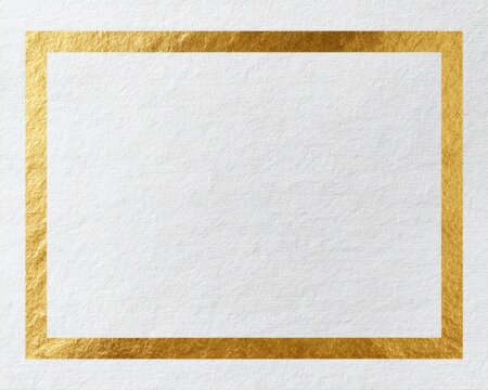 Luxury graduation frame with gold borders, clean white background, elegant diploma aesthetic, premium invitation design