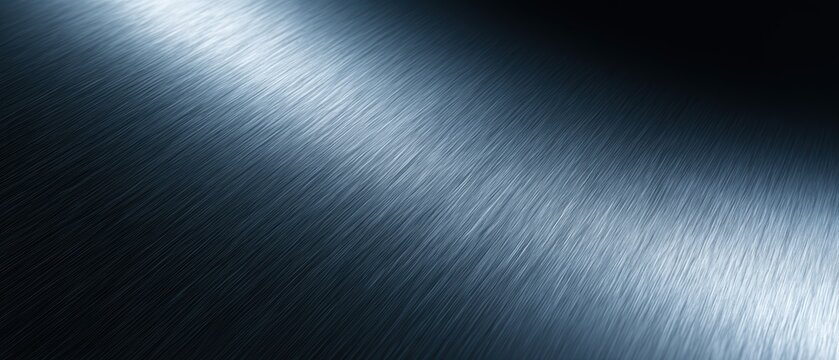Dark brushed titanium background, elegant metallic texture, futuristic luxury atmosphere