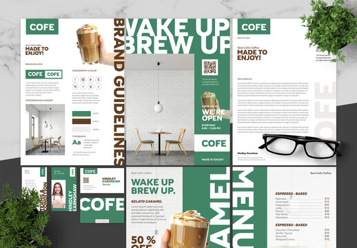 Green And Black Coffee Brand Guidelines 