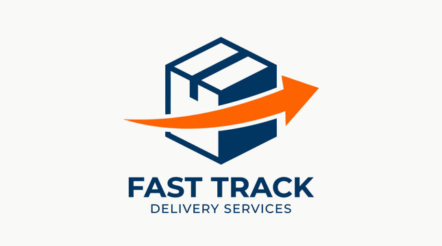 Fast Track Delivery Services Logo Design.
