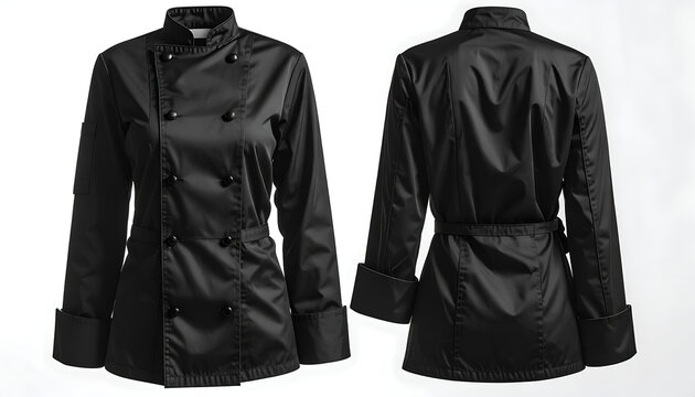 Professional Black Chef Jacket for Culinary Excellence.
