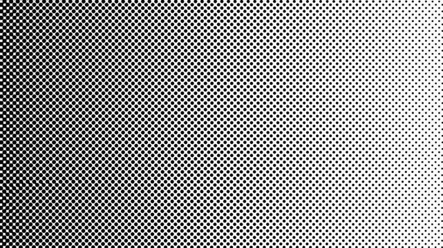 Monochrome Gradient Dot Pattern 4K