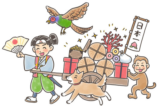 桃太郎、お宝ゲット