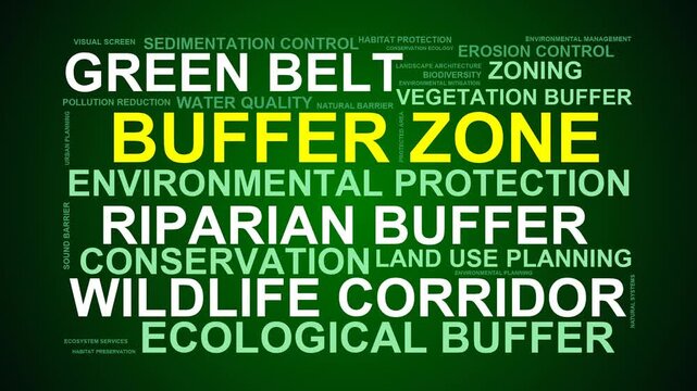 Buffer Zone Word Cloud