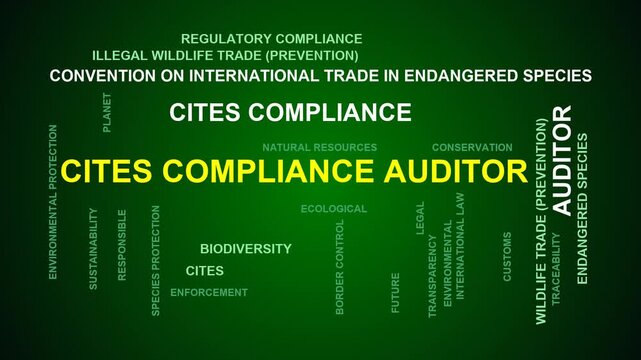 Cites Compliance Auditor Word Cloud
