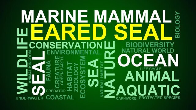 Eared Seal Word Cloud