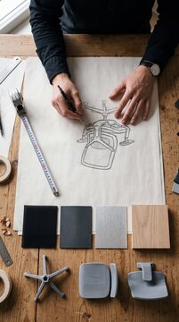 Industrial Ergonomic Chair Design