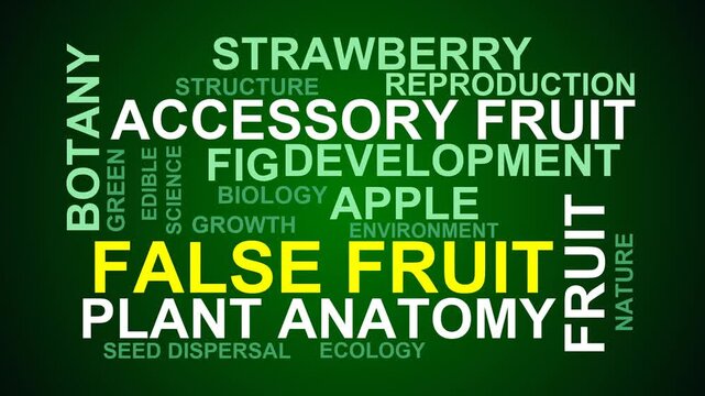 False Fruit Word Cloud