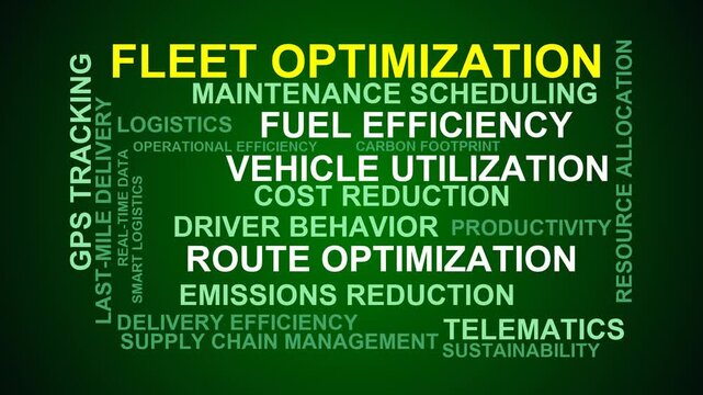 Fleet Optimization Word Cloud