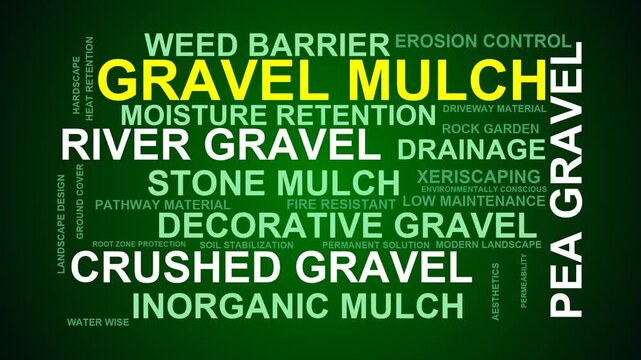 Gravel Mulch Word Cloud