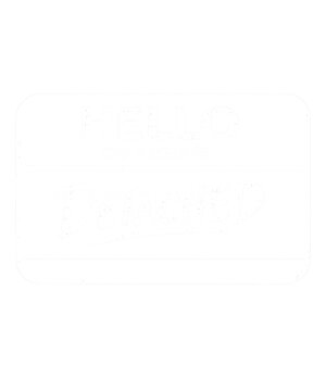 Corporate Dropout Burnout Hello My Name Is Detached Minimalist Humor Graphic