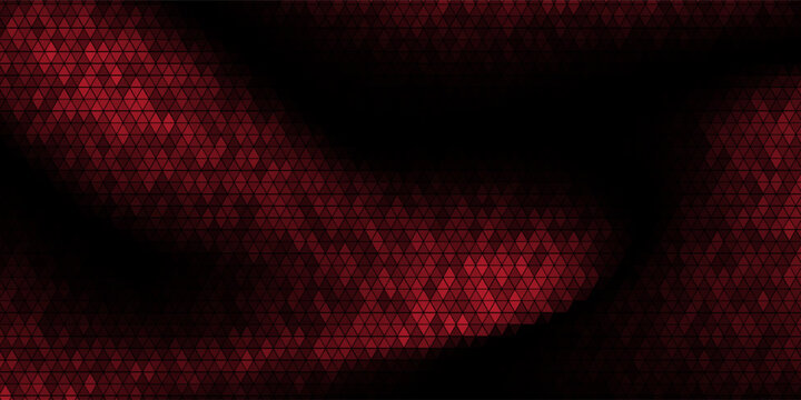 Dark Crimson Geometric Surface Formed by Repeating Triangular Elements with Modern Abstract Character geometric illustration eps10