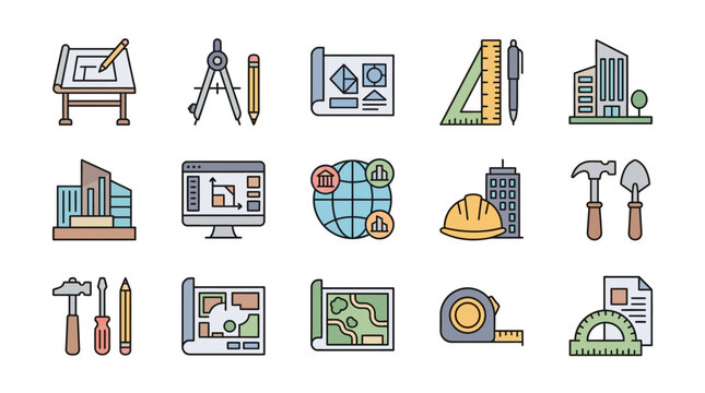Architectural tools and designs for construction projects