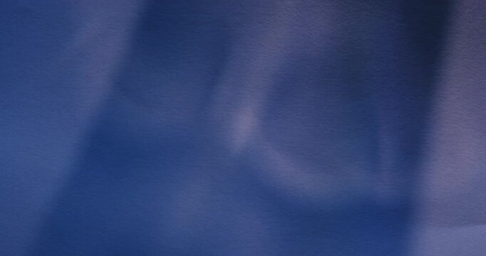 Defocused abstract flare. Blue glare art. Blur color illuminated glint lens radiant glass leaking on dazzle optical creative background.