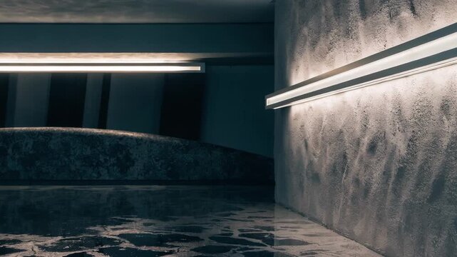 Detail shot of slim linear LED extrusions equipped with diffuser slots showcasing smooth light diffusion for both recessed and surfacemounted design applications.